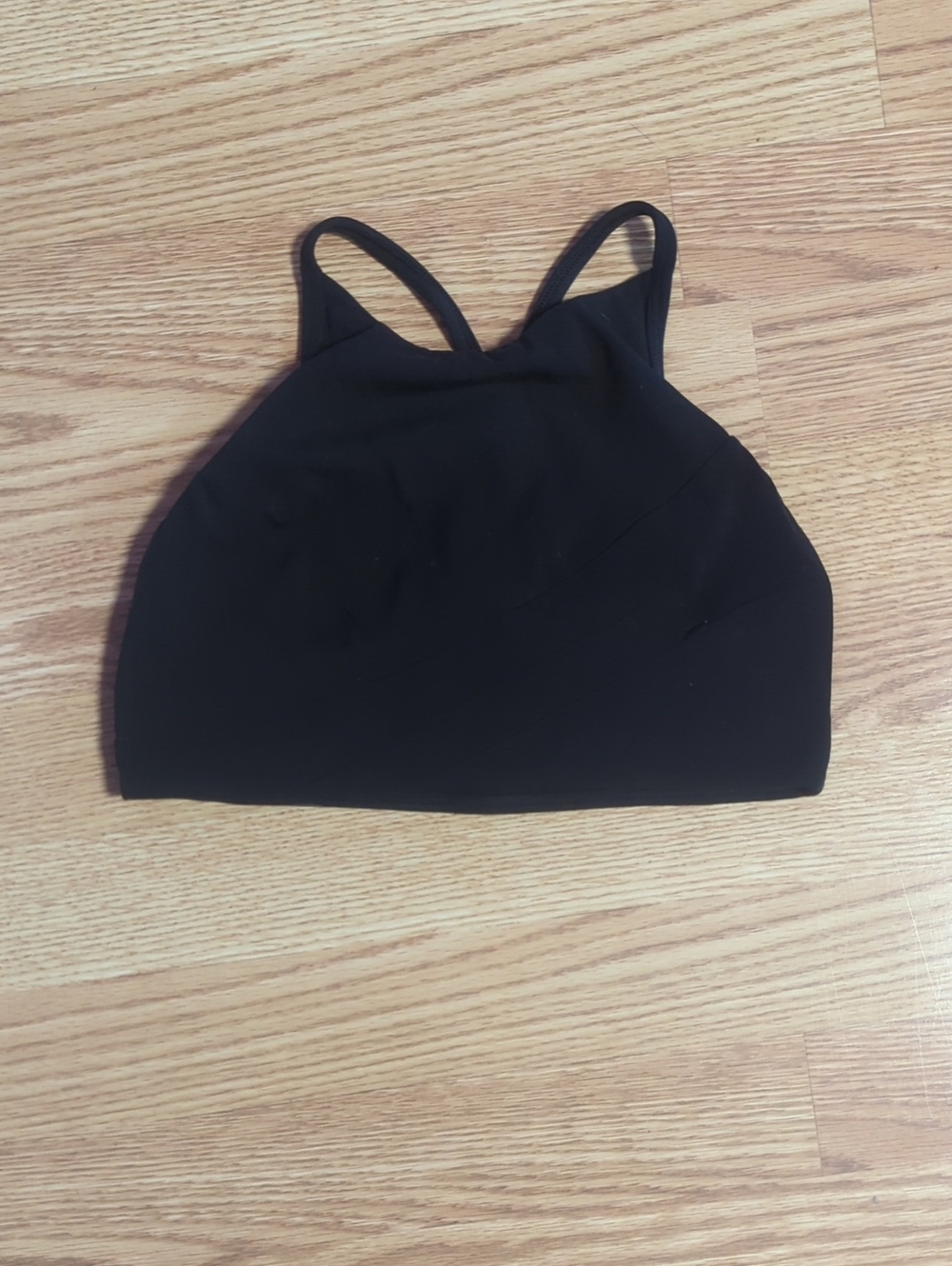 lululemon athletica Black Strappy High-Neck Sports Bra